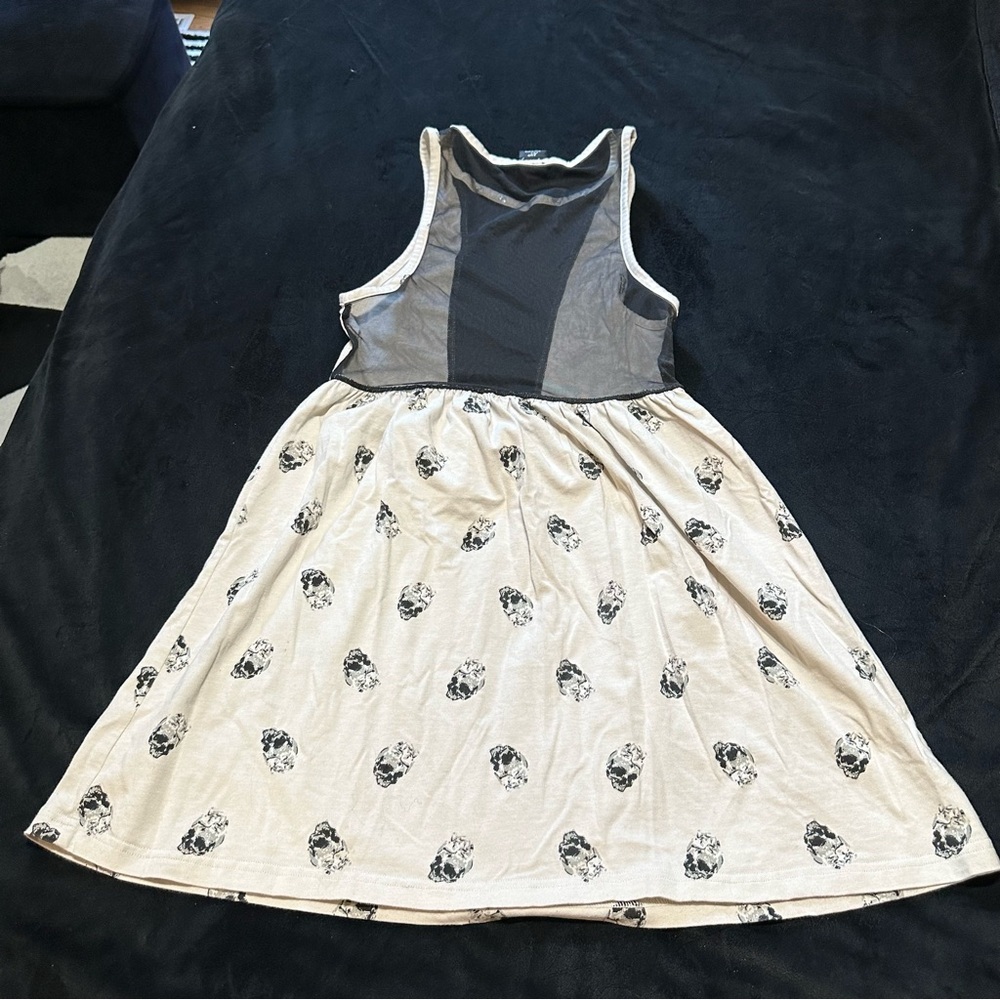 Iron Fist Sleeveless Skull Print Dress, XS - Picture 3 of 4